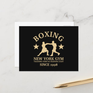 Cartão Postal Gym Boxing, Pro Fighters