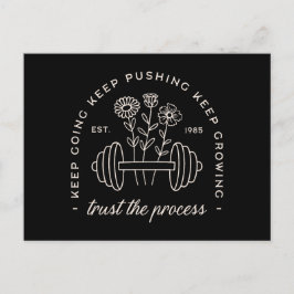 Cartão Postal Gym confie no processo continuando