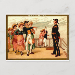 Cartão Postal H.M.S. Pinathan