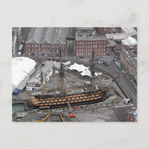 Cartão Postal H.M.S. Vitória