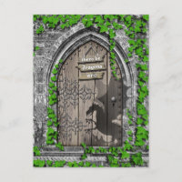 Há Dragões Rei Arthur Medieval Dragon Door
