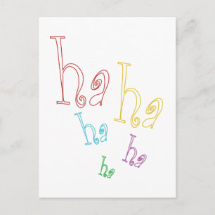 Cartão Postal Ha ha ha!
