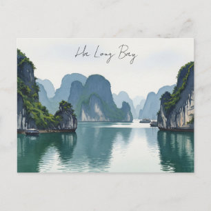 Cartão Postal Ha Long Bay Vietnam