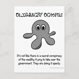 Cartão Postal Há uma conspiração para assumir o governo