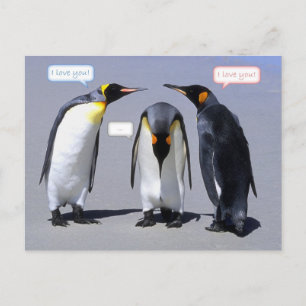 Cartão Postal Há uma multidão