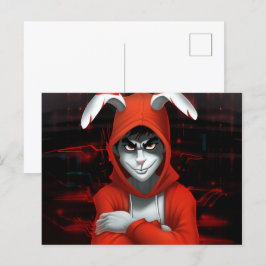 Cartão Postal Hacker Lapin