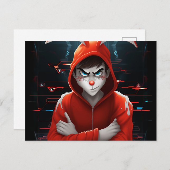 Cartão Postal Hacker Lapin (Frente/Verso)
