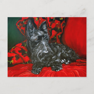 Cartão Postal Haggis, o Terrier escocês