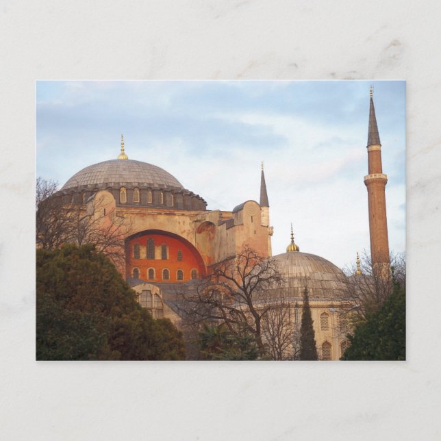 Cartão Postal Hagia Sophia inaugurada pela Bizantina (Frente)