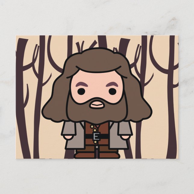 Cartão Postal Hagrid Personagem de desenho animado Art (Frente)