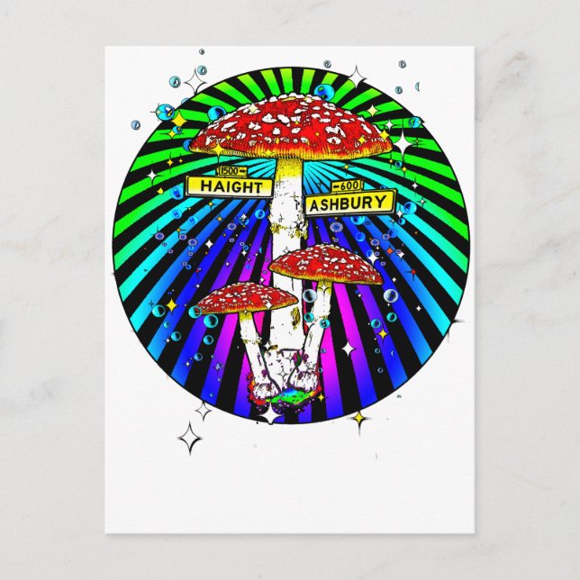 Cartão Postal Haight Ashbury (Frente)
