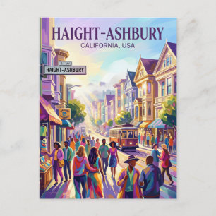 Cartão Postal Haight-Ashbury EUA