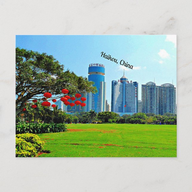Cartão Postal Haikou, fotografia cênica chinesa (Frente)