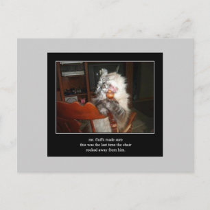 cartão postal haiku cat 15