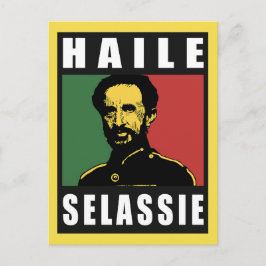 Cartão Postal Haile Selassie - HIM - Rastafari - Cartão-postal