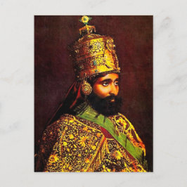 Cartão Postal Haile Selassie - HIM - Rastafari - Cartão-postal