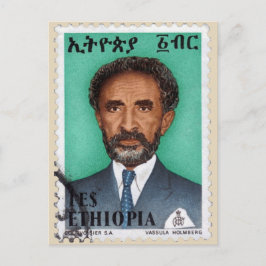 Cartão Postal Haile Selassie - HIM - Rastafari - Cartão-postal