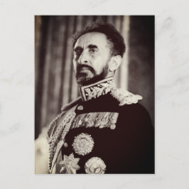 Cartão Postal Haile Selassie - HIM - Rastafari - Cartão-postal