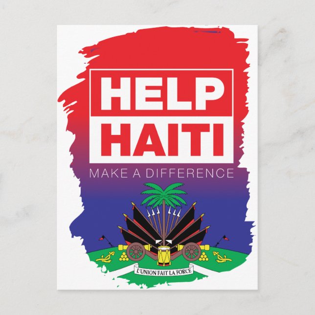 Cartão Postal Haiti_Ajuda (Frente)