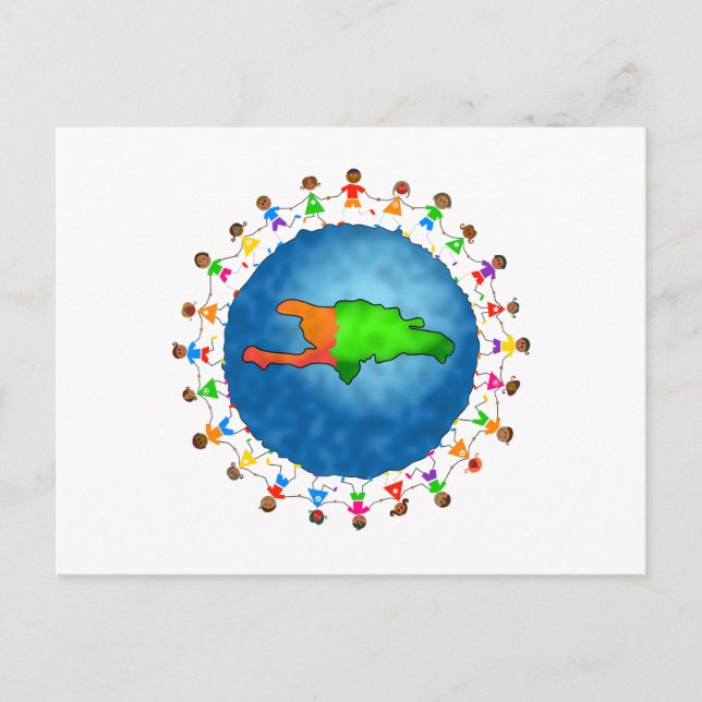 Cartão Postal Haiti Kids (Frente)