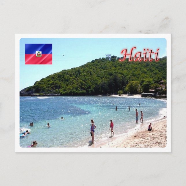 Cartão Postal Haiti - Praia do Labadee - (Frente)