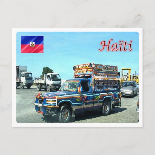 Cartão Postal Haiti - Puerto Principe - Toap - (Frente)
