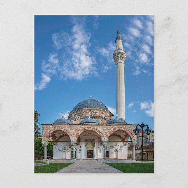 Cartão postal Hajdar Kadi Mosquе, Bitola - Macedôn (Frente)