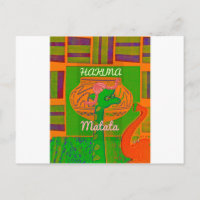 Hakuna Giraffe Art Impressão