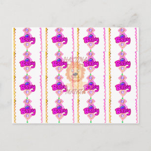 Cartão Postal Hakuna Matata: Belo Leão Design Motif