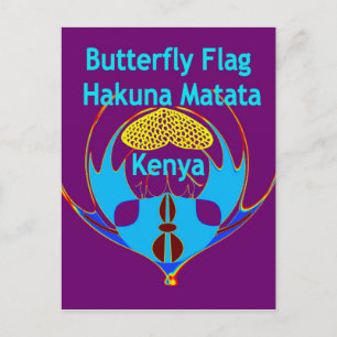 Cartão Postal "Hakuna Matata Kenya" Impressão/Gráfico de Arte po