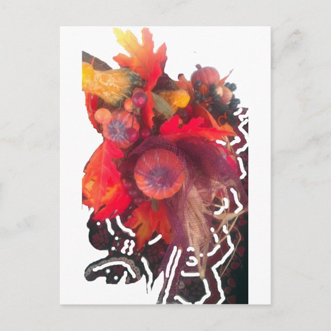 Cartão Postal Hakuna Matata Pumkin especial do Gift Fruta Basket (Frente)