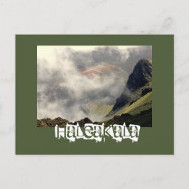 CARTÃO POSTAL, "HALEAKALA ERGUENDO-SE ATRAVÉS DAS 