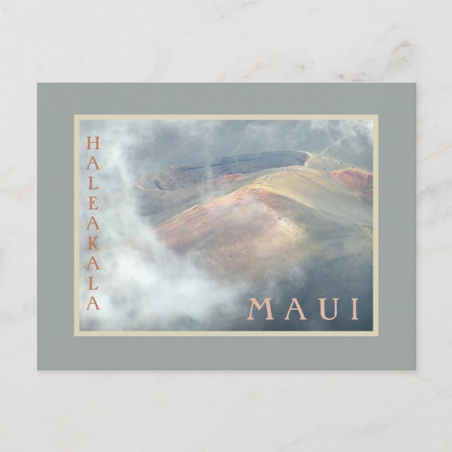 CARTÃO POSTAL "HALEAKALA IN the CLOUDS" (Frente)