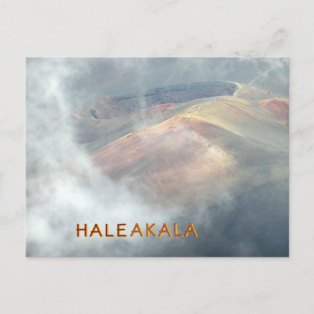 CARTÃO POSTAL "HALEAKALA NAS NUVENS" (Frente)