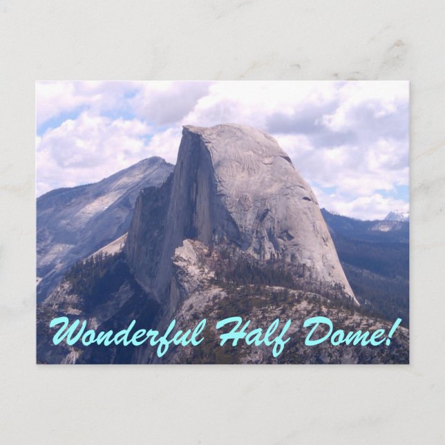 Cartão Postal Half Dome (Frente)