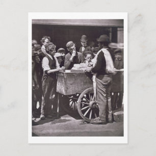 Cartão Postal Half Penny Ices, de "Street Life in London", 187