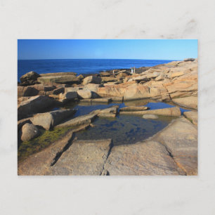 Cartão Postal Halibut Point Tide Piscina Rockport Cape Ann