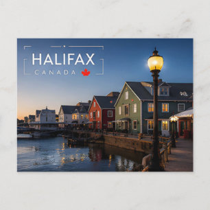 Cartão Postal Halifax Canadá Frente Marítima do Norte Viagem 🏔️