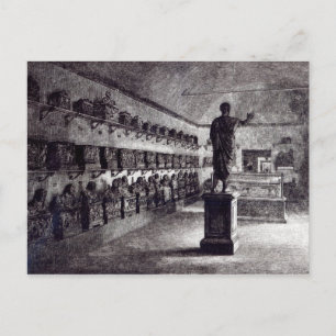 Cartão Postal Hall do Arringatore, Museu Etruscan