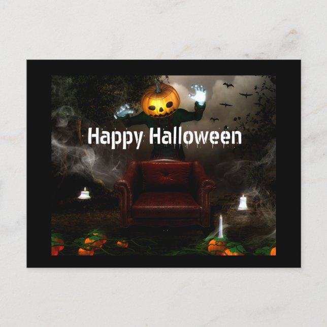 Cartão Postal Halloween (Frente)