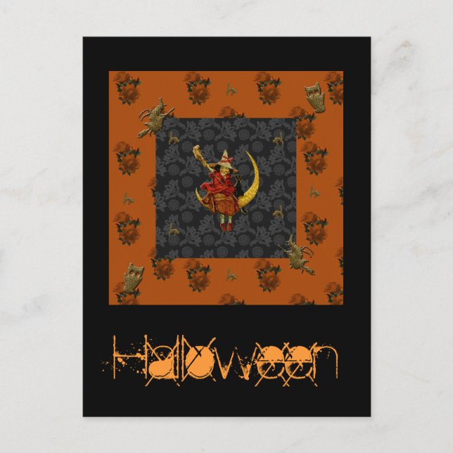 Cartão Postal Halloween (Frente)