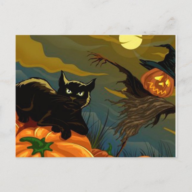 Cartão Postal Halloween (Frente)