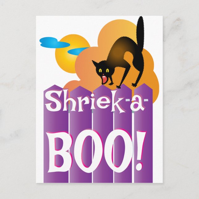 Cartão Postal Halloween (Frente)