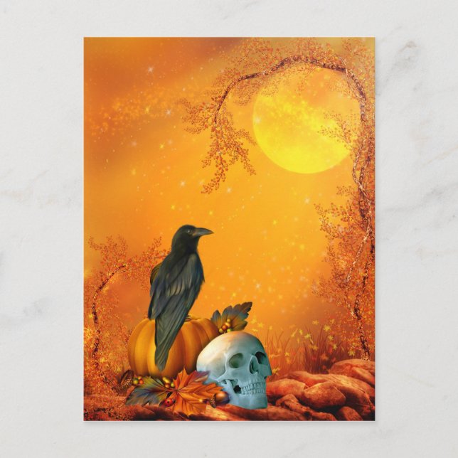 Cartão Postal Halloween (Frente)
