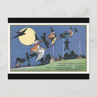 cartão postal halloween