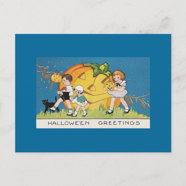 Cartão Postal Halloween (Frente)