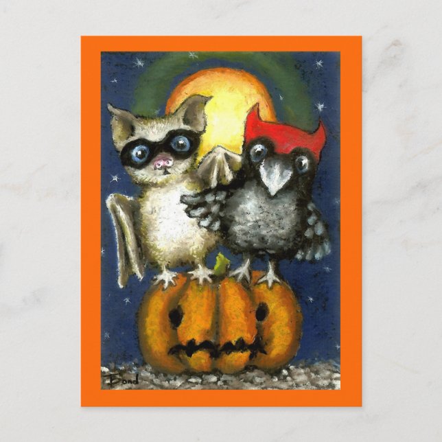 Cartão postal Halloween (Frente)