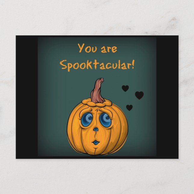 Cartão Postal Halloween (Frente)