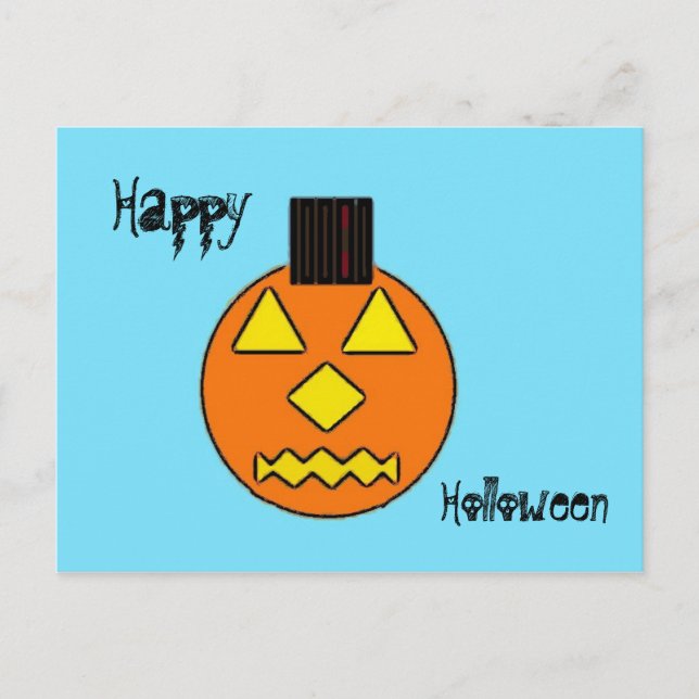 Cartão Postal Halloween (Frente)