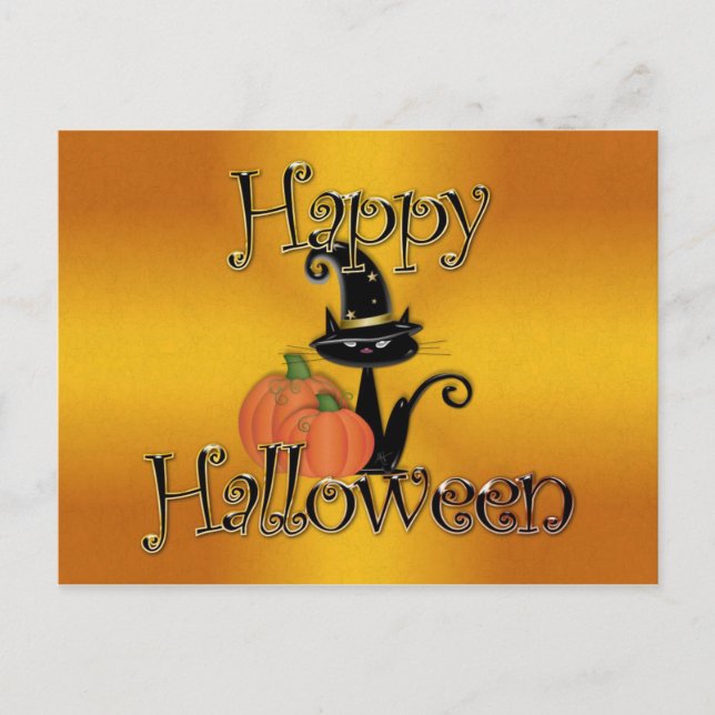 Cartão Postal Halloween (Frente)